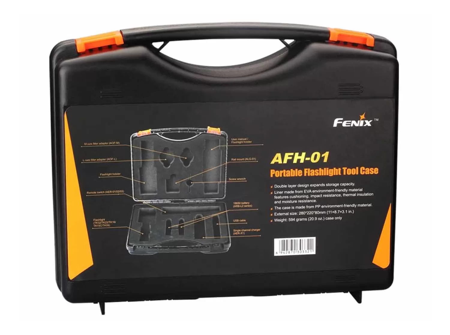 AFH-01 Portable Flashlight Tool Case-Fenix Shop