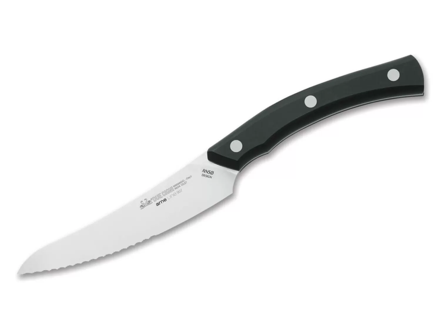 Arne Serrated Steak Knife HPL-Due Cigni Sale