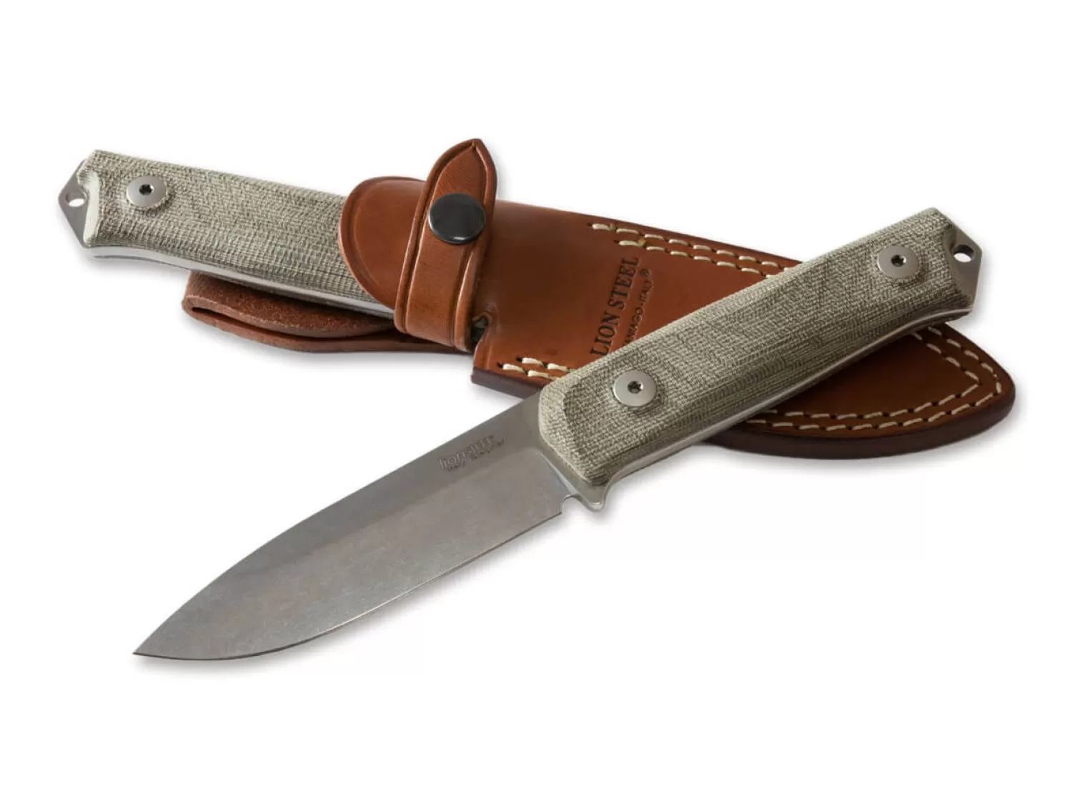 B41 Bushcraft Micarta -LionSteel Best Sale