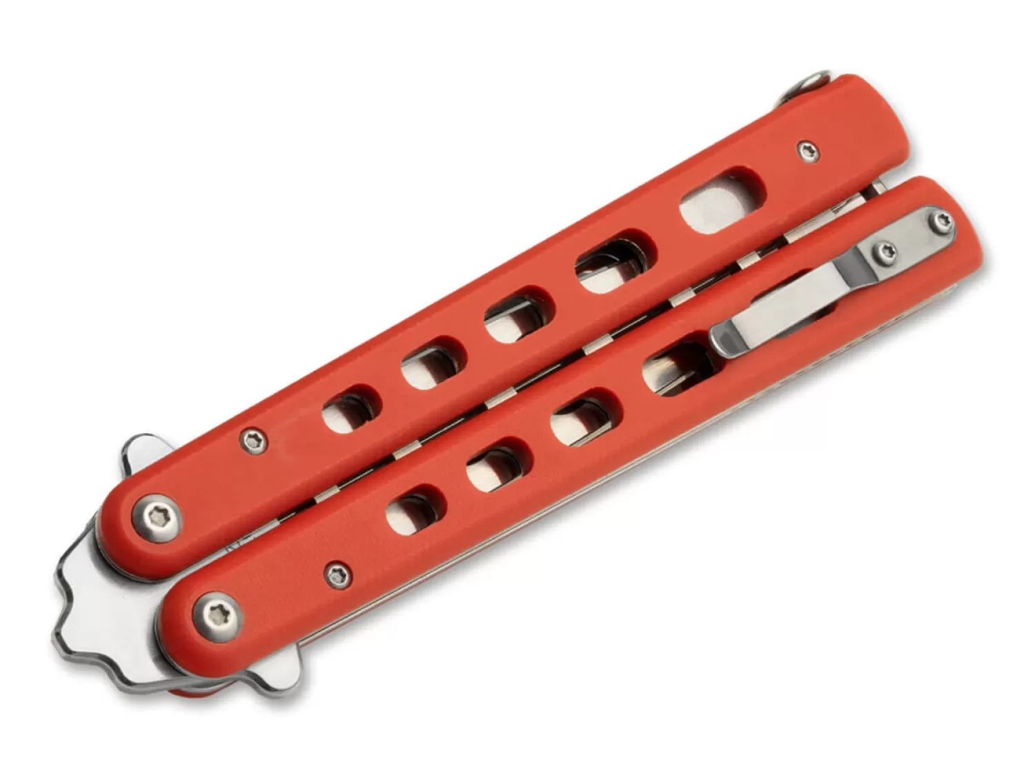 Balisong Trainer Red-Böker Plus Fashion