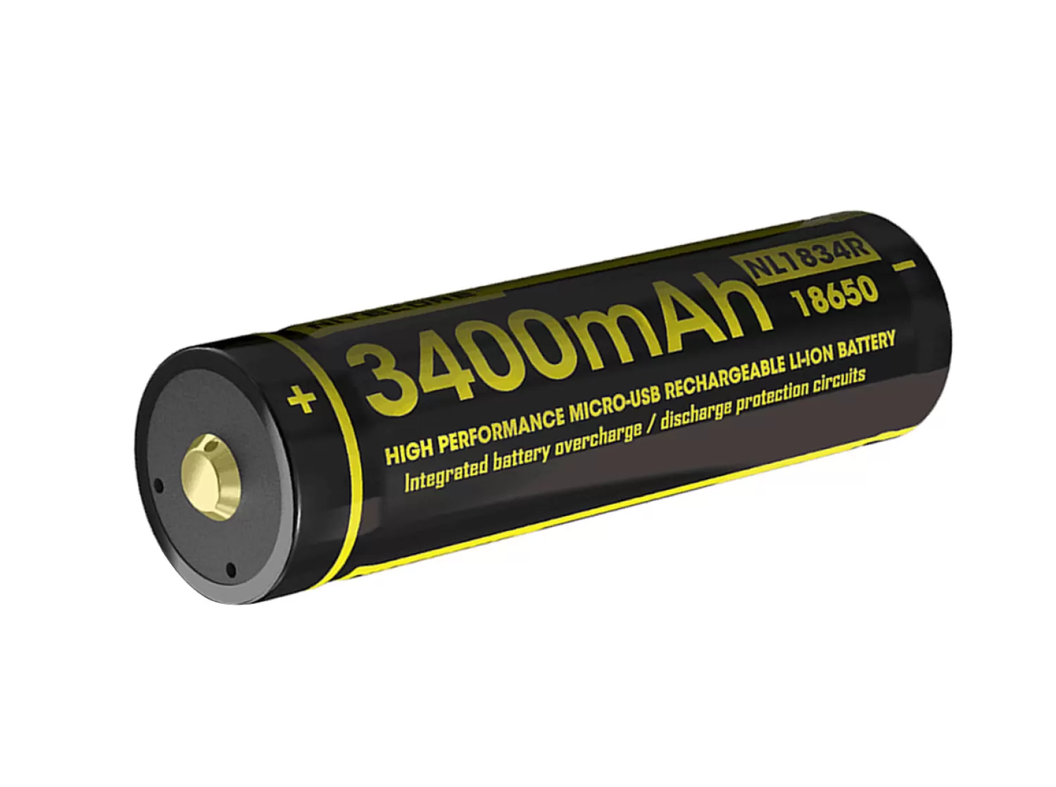 Battery 18650 3400 mAh USB-Nitecore Hot