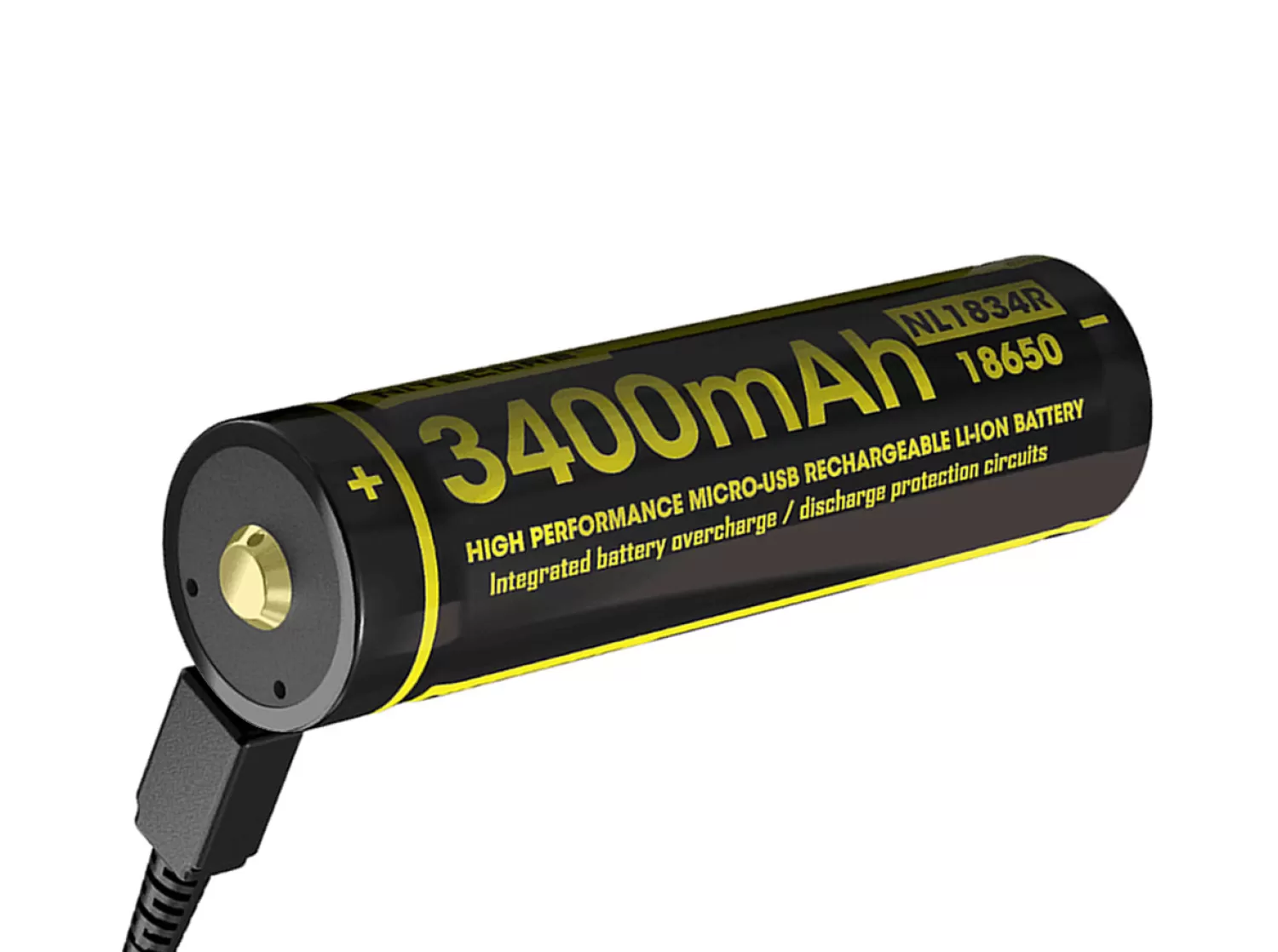 Battery 18650 3400 mAh USB-Nitecore Hot