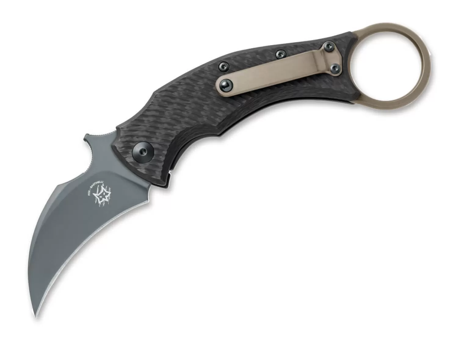 Blackbird Titanium Bronze-Fox Knives Sale