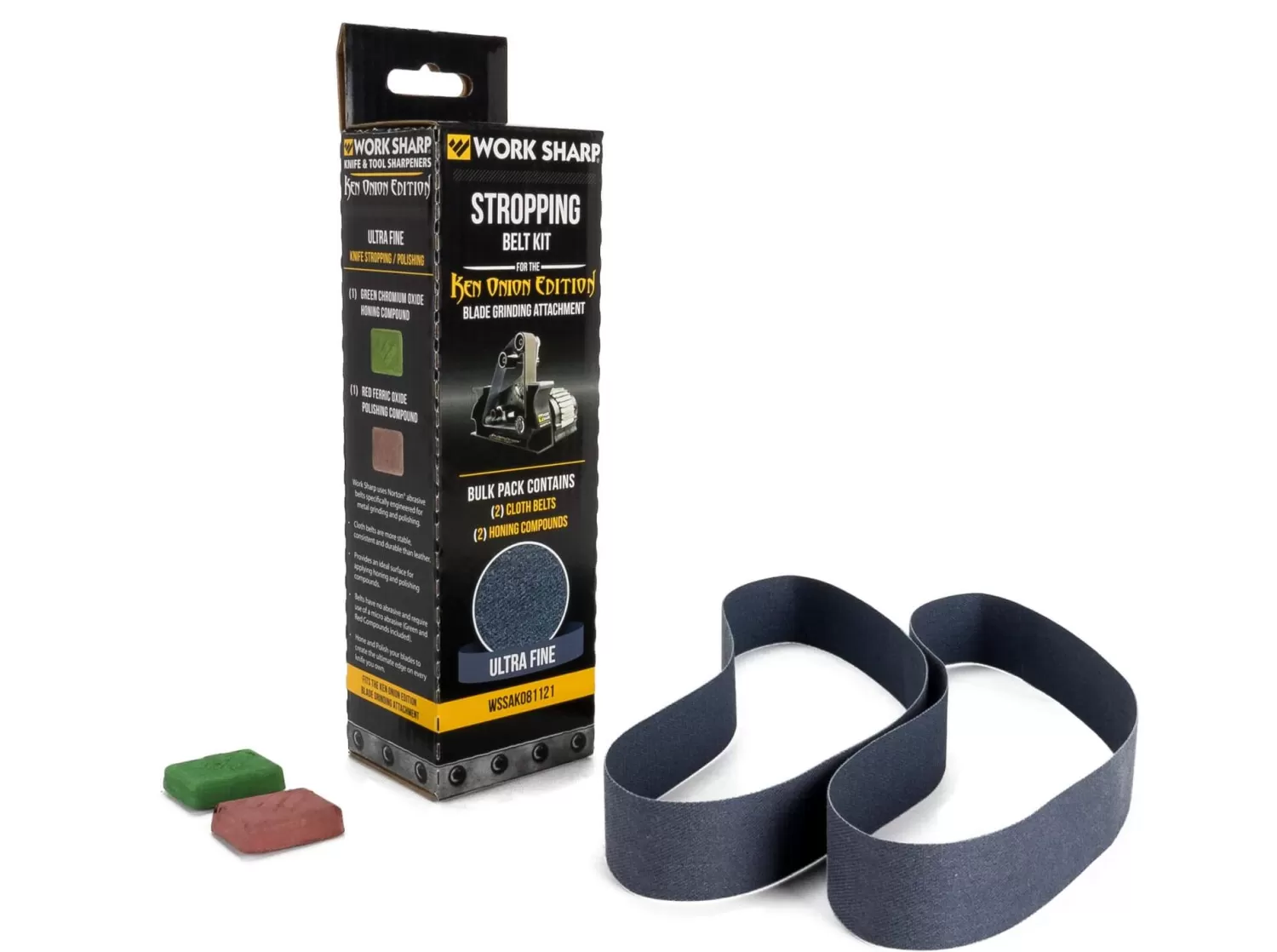 Blade Grinding Attachment Stropping Belt Kit-Work Sharp Shop