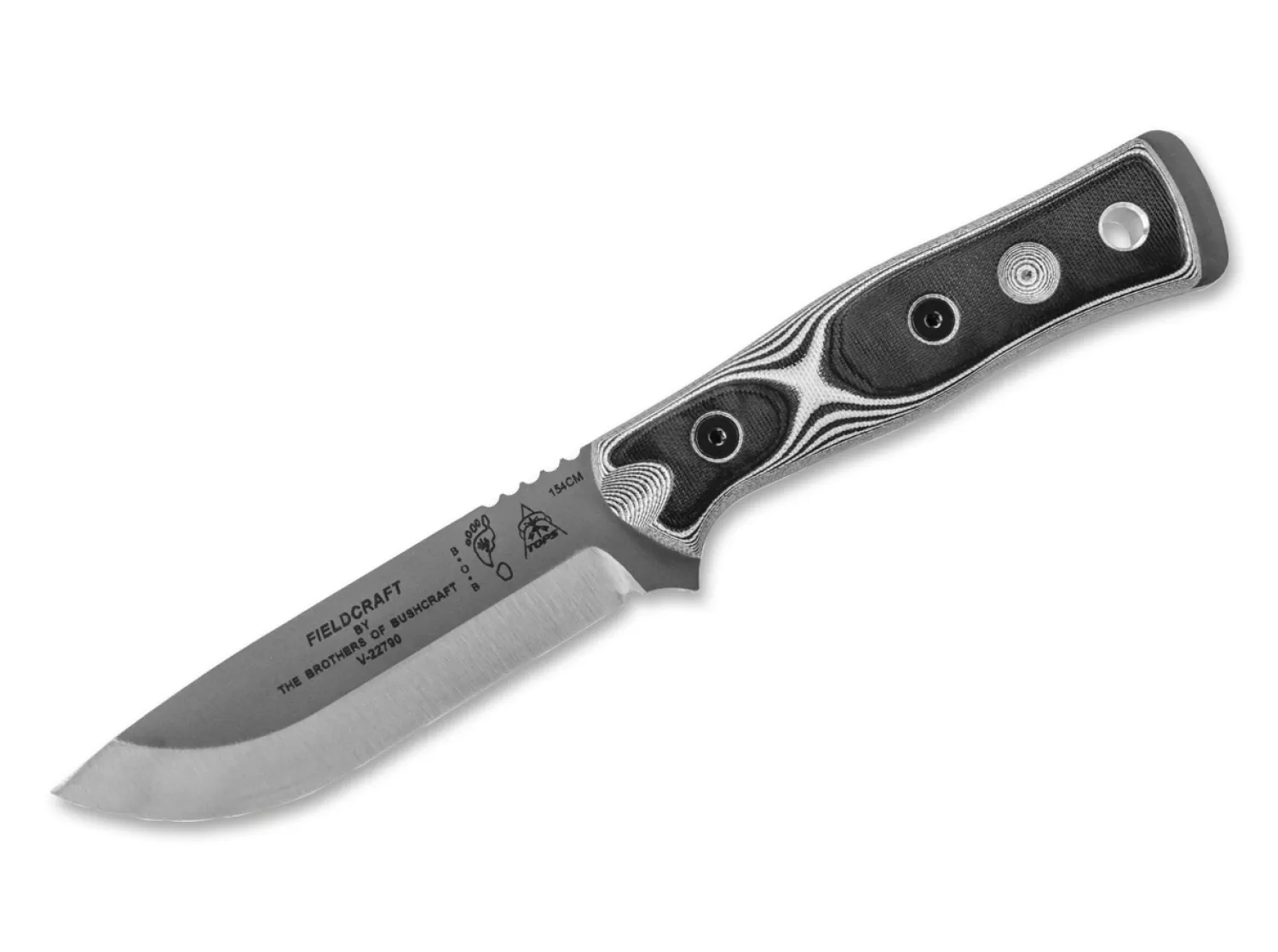 B.O.B. Fieldcraft White G10-TOPS Knives Cheap