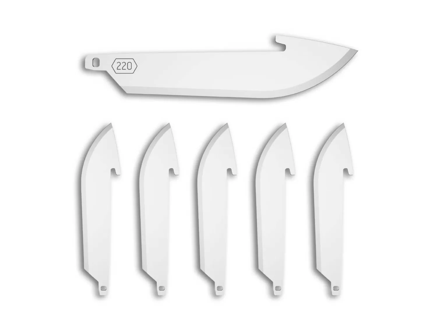 2.2" Drop Point Replacement Blades 6-Pack-Outdoor Edge Sale