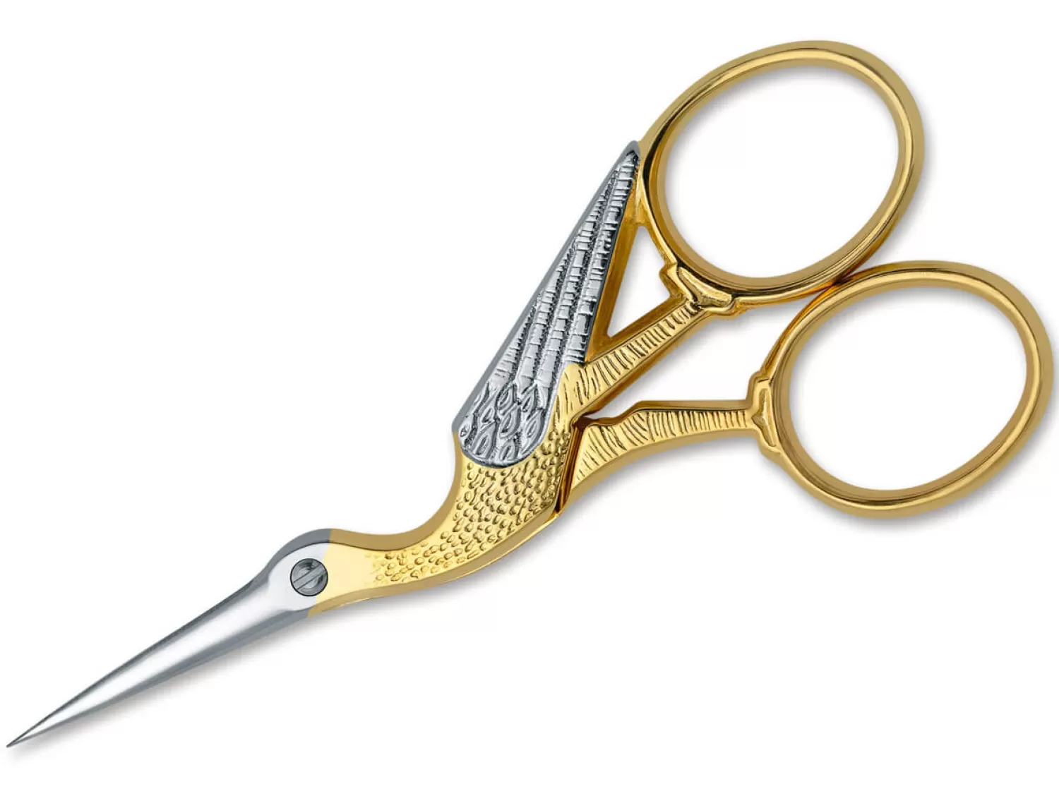 Embroidery Scissors 2C 35/35 en Stork-Due Cigni Best