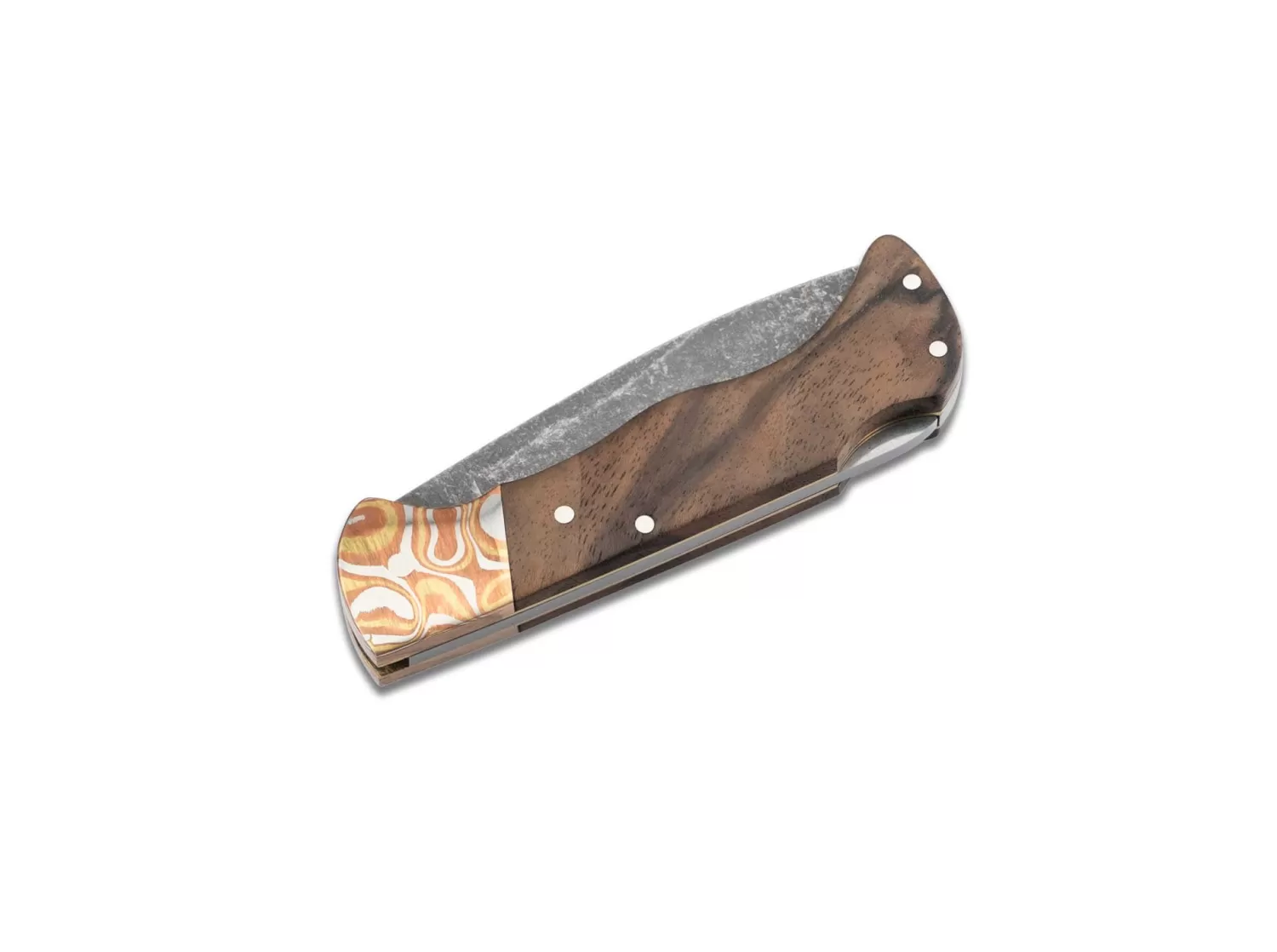 Folding Hunter Mokume Walnut Black Stonewash-Böker Manufaktur Solingen Cheap