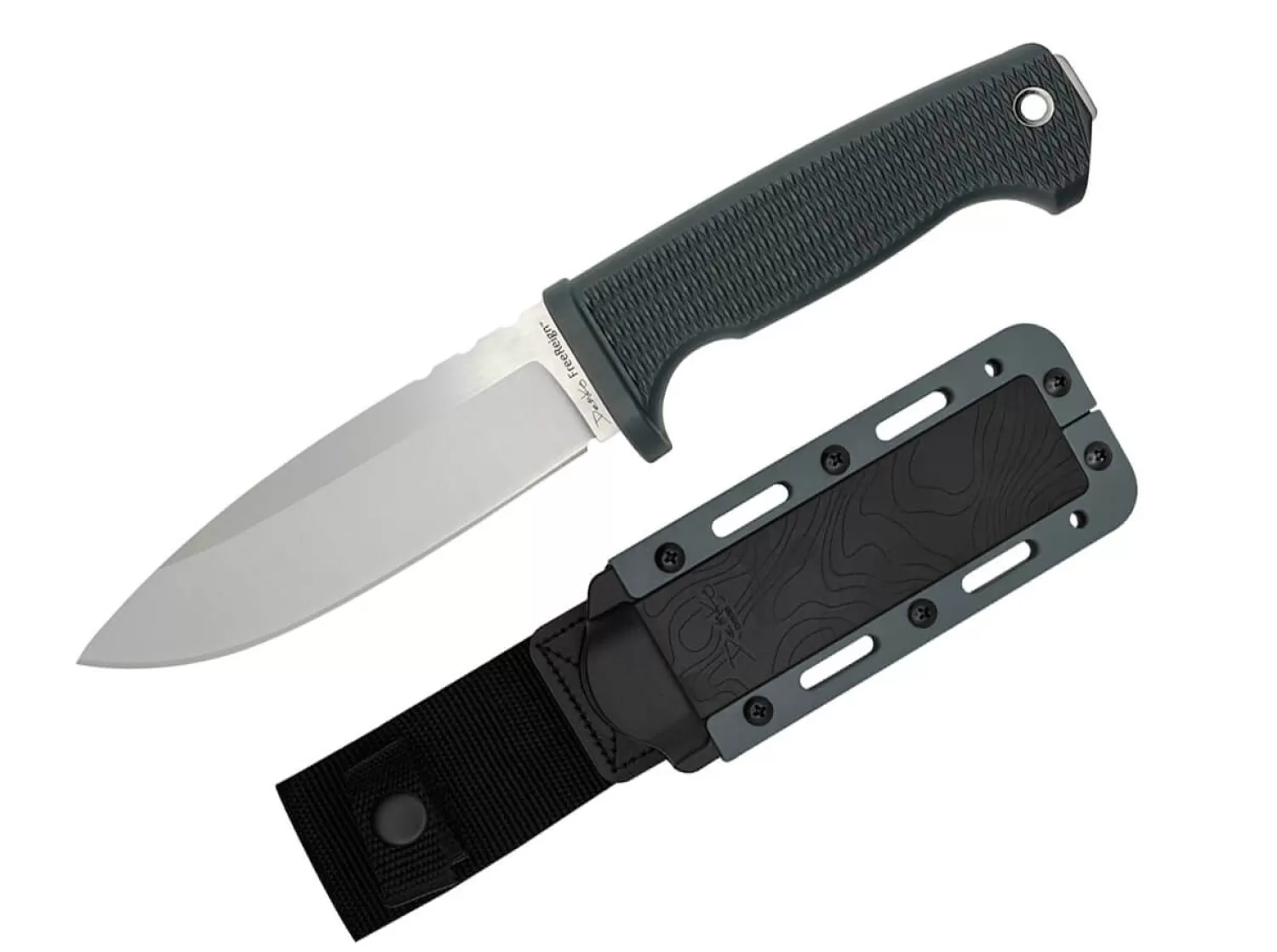 FreeReign Drop Point AUS10A Grey-Demko Knives Hot