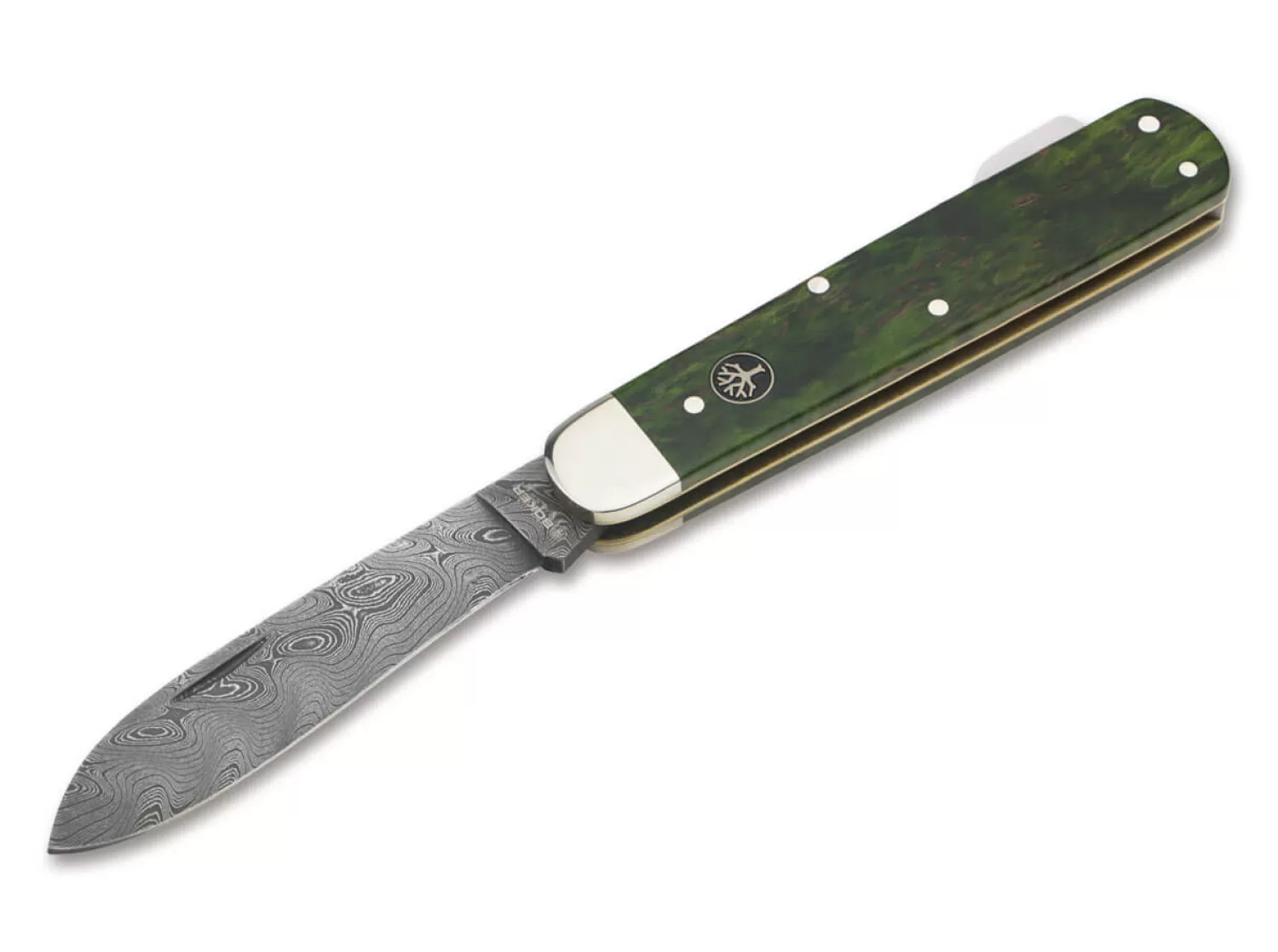 Hunters Knife Mono Damascus Curly Birch -Böker Manufaktur Solingen Discount