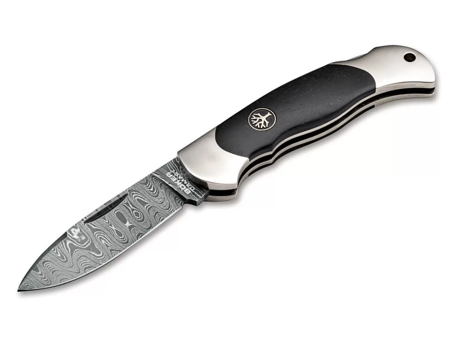 Junior Scout Spearpoint Ironwood Damascus-Böker Manufaktur Solingen Fashion