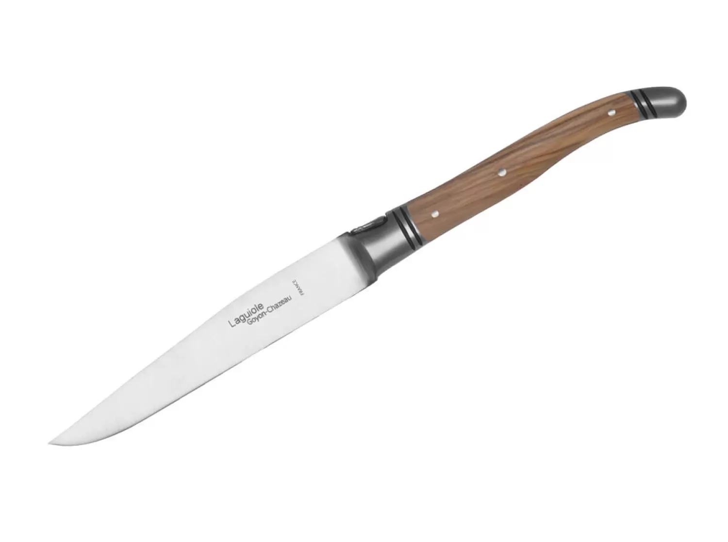 Laguiole Steak Knife Olive Wood-Goyon-Chazeau Flash Sale