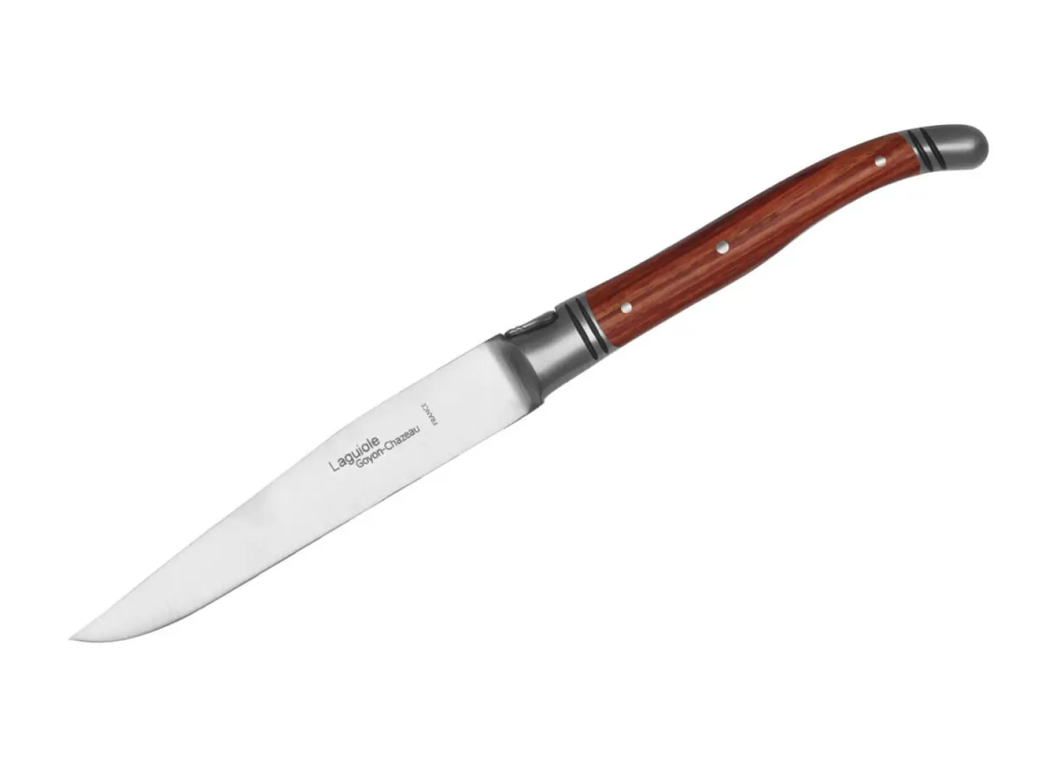 Laguiole Steakmesser Rosenholz-Goyon-Chazeau Clearance