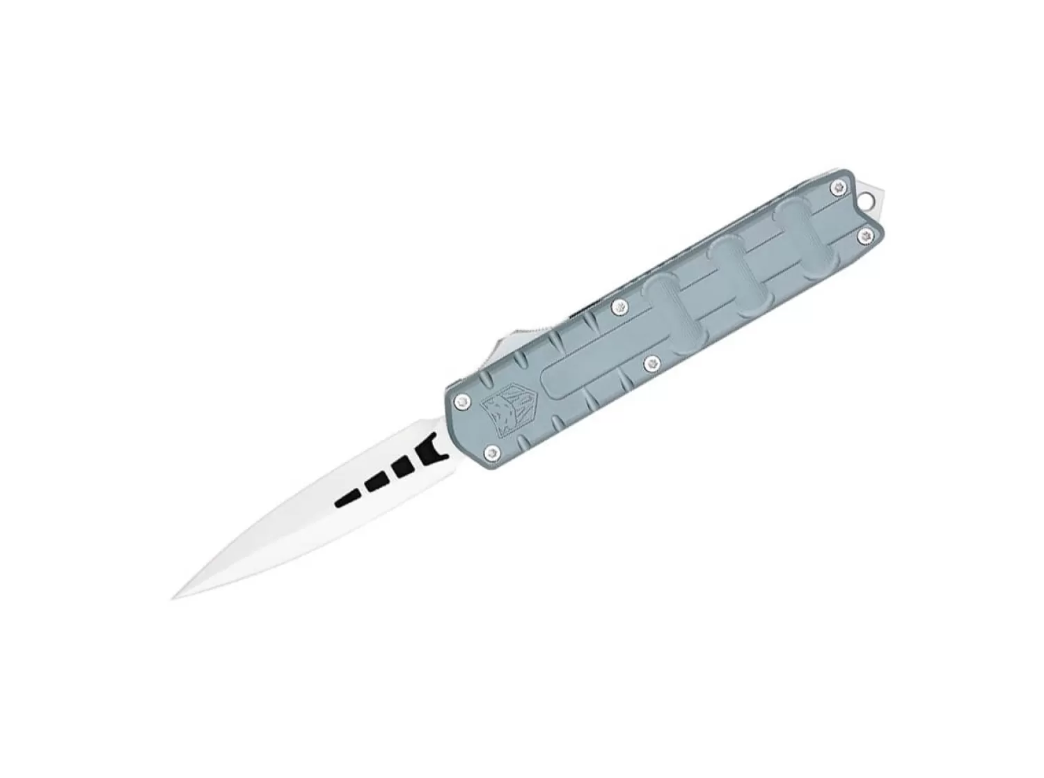 Large Enforcer Grey Dagger Not Serrated-CobraTec Clearance