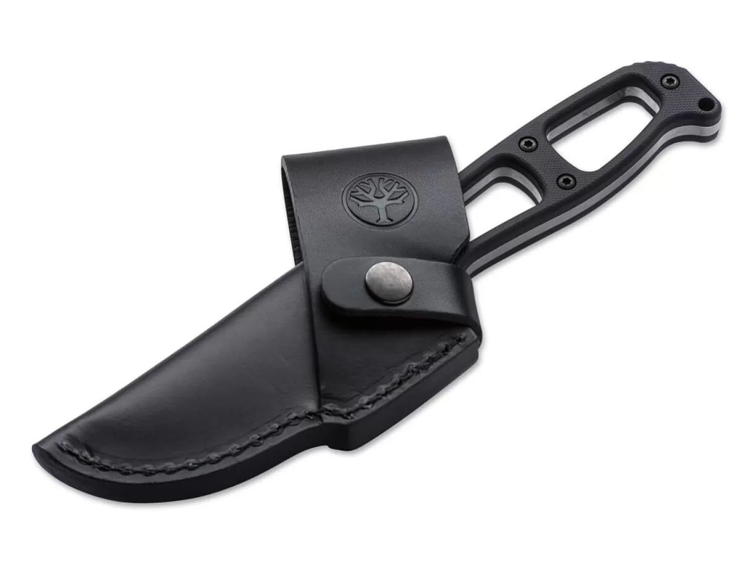 Leather Sheath G.E.K. EDC Black-Böker Manufaktur Solingen Shop