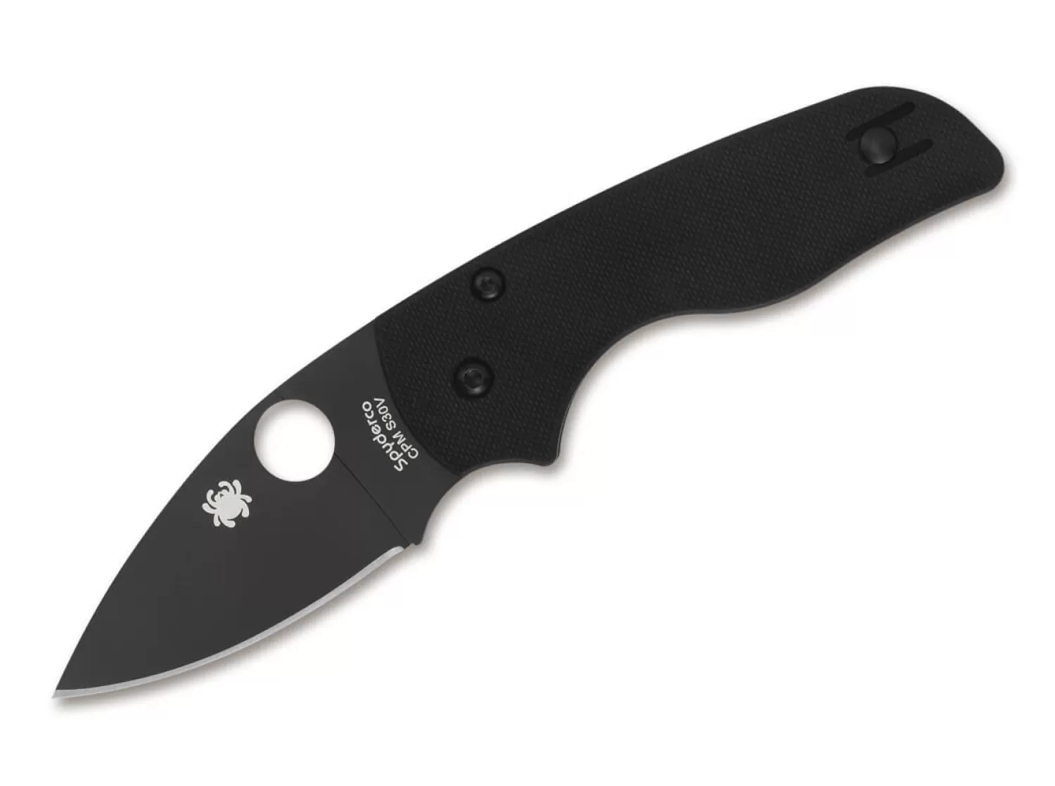 Lil' Native Black Plain-Spyderco Discount