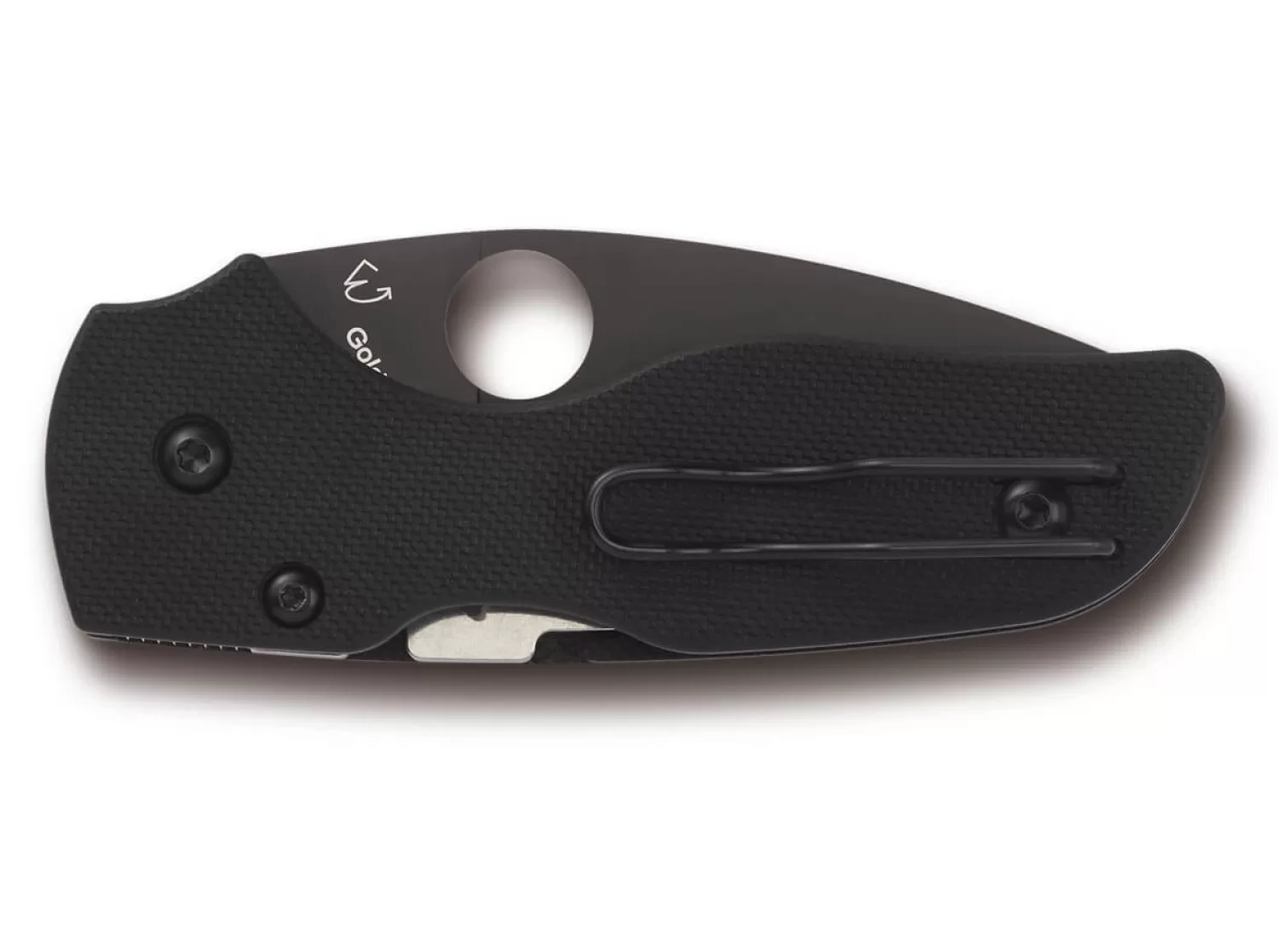 Lil' Native Black Plain-Spyderco Discount