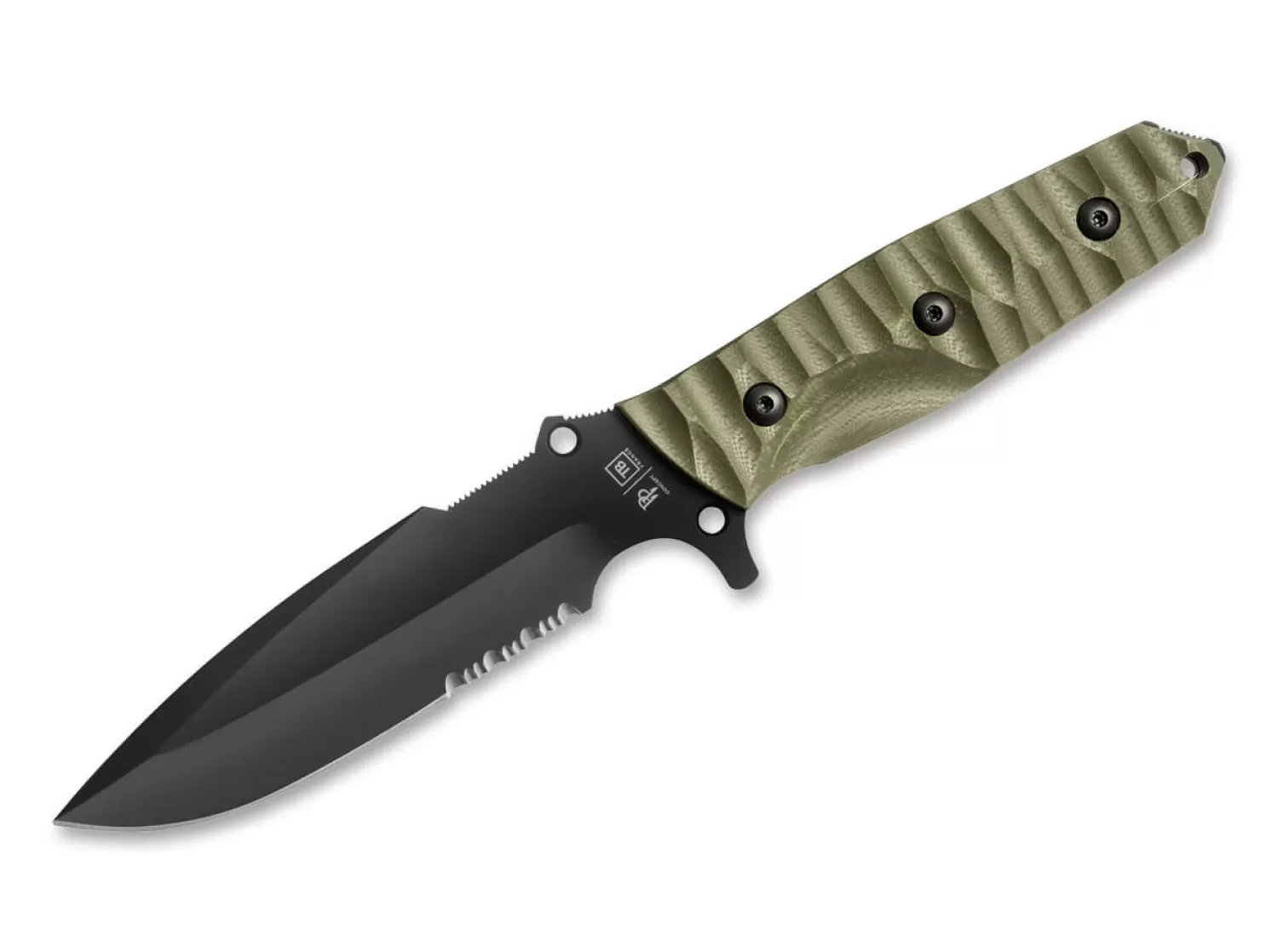 Maraudeur G10 Textured Kaki Serrated-TB Outdoor Discount