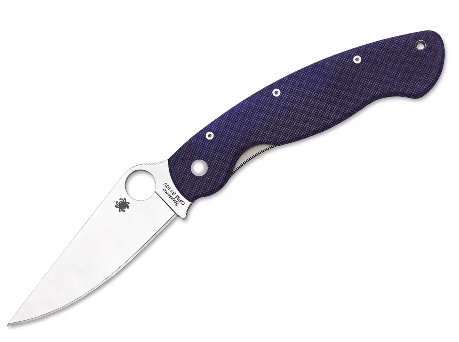 Military G10 Dark Blue-Spyderco New