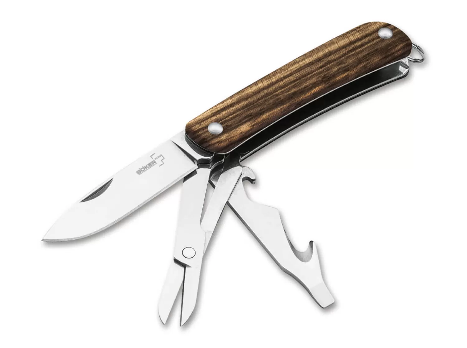 Mini Tech Tool Zebrawood 4-Böker Plus Shop