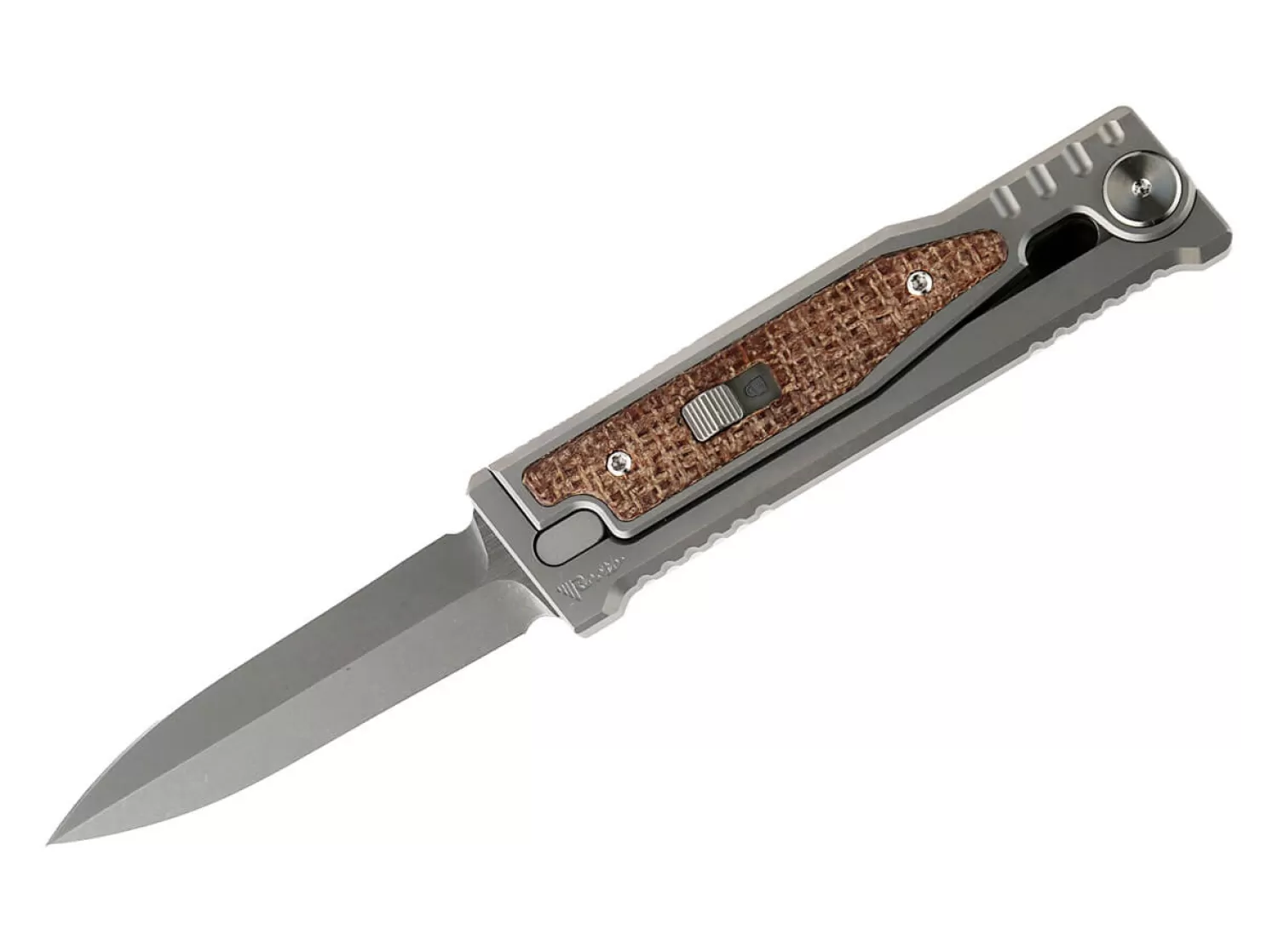 MINI-EXO Burlap Micarta Double Edge-Reate Clearance