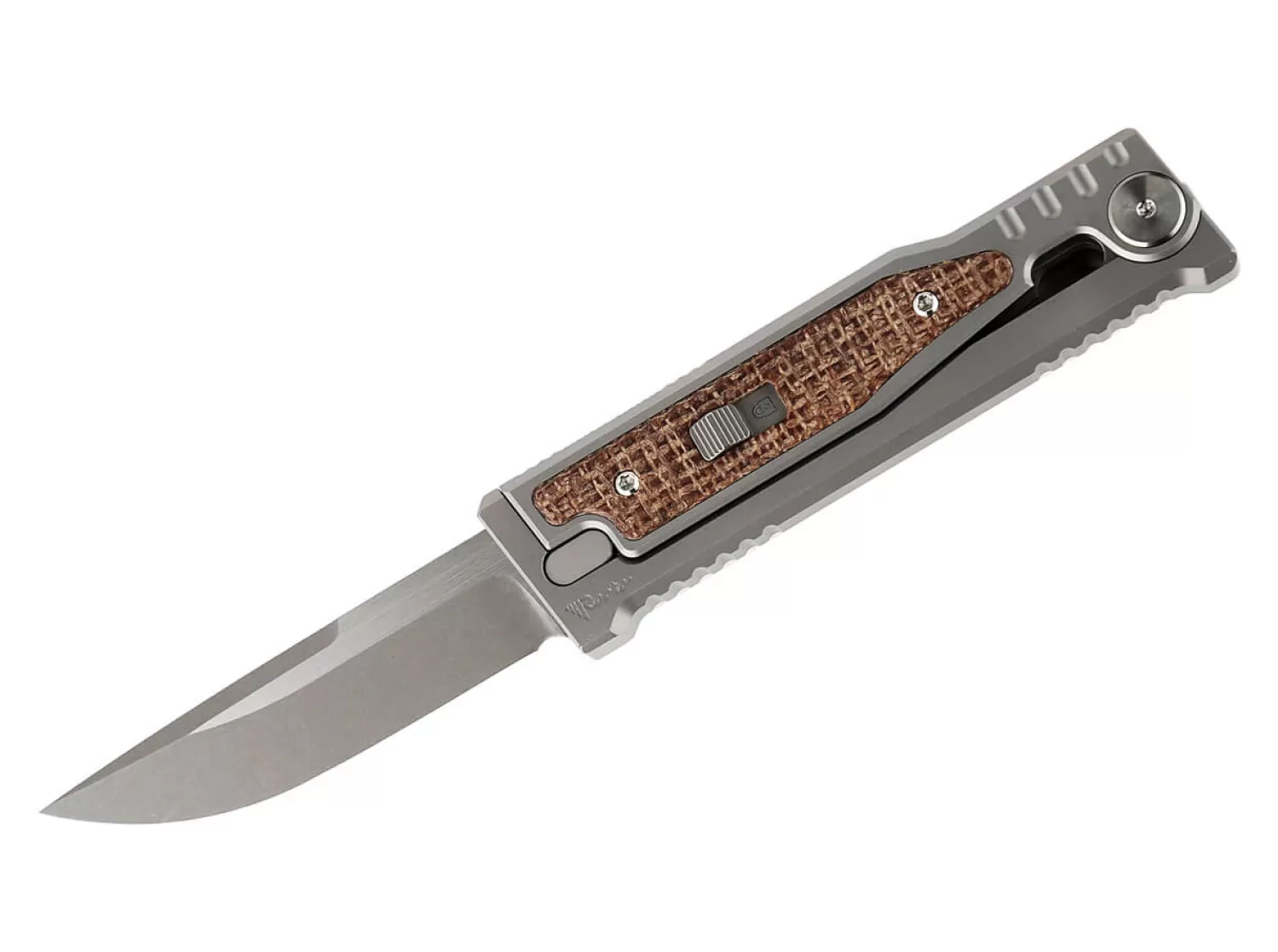 MINI-EXO Burlap Micarta Drop Point-Reate Online