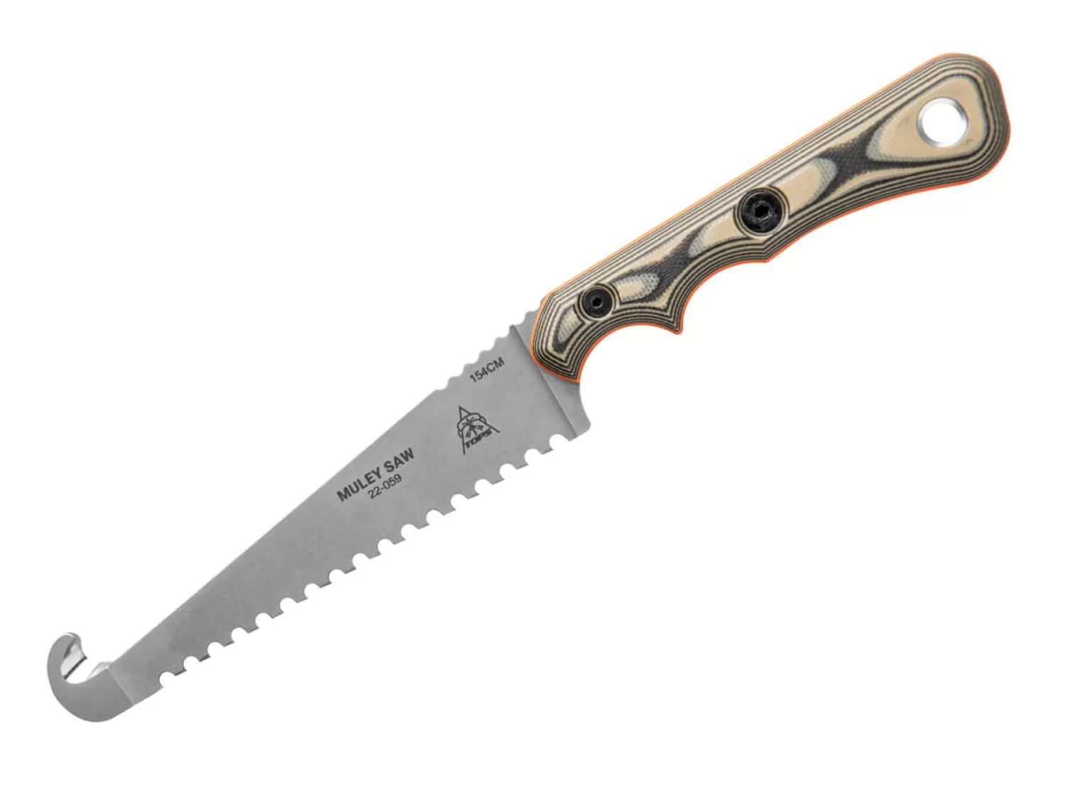 Muley Saw Tan Black G10-TOPS Knives Sale