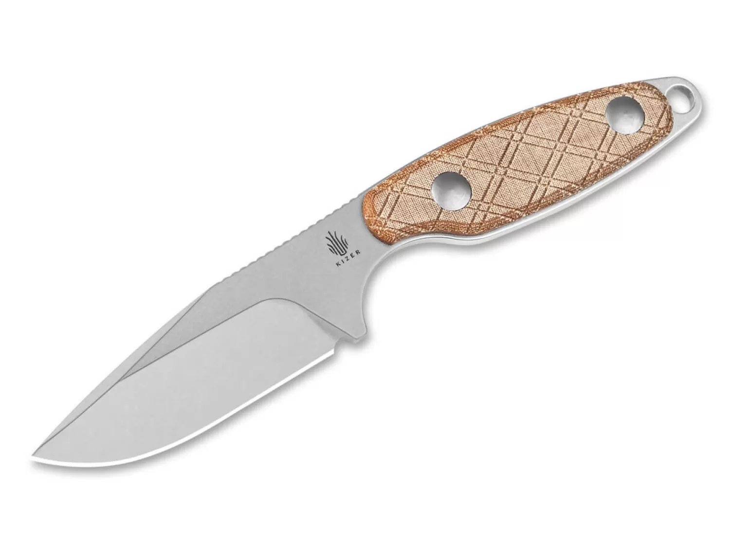 Muskrat 154CM Micarta Natural-Kizer Best