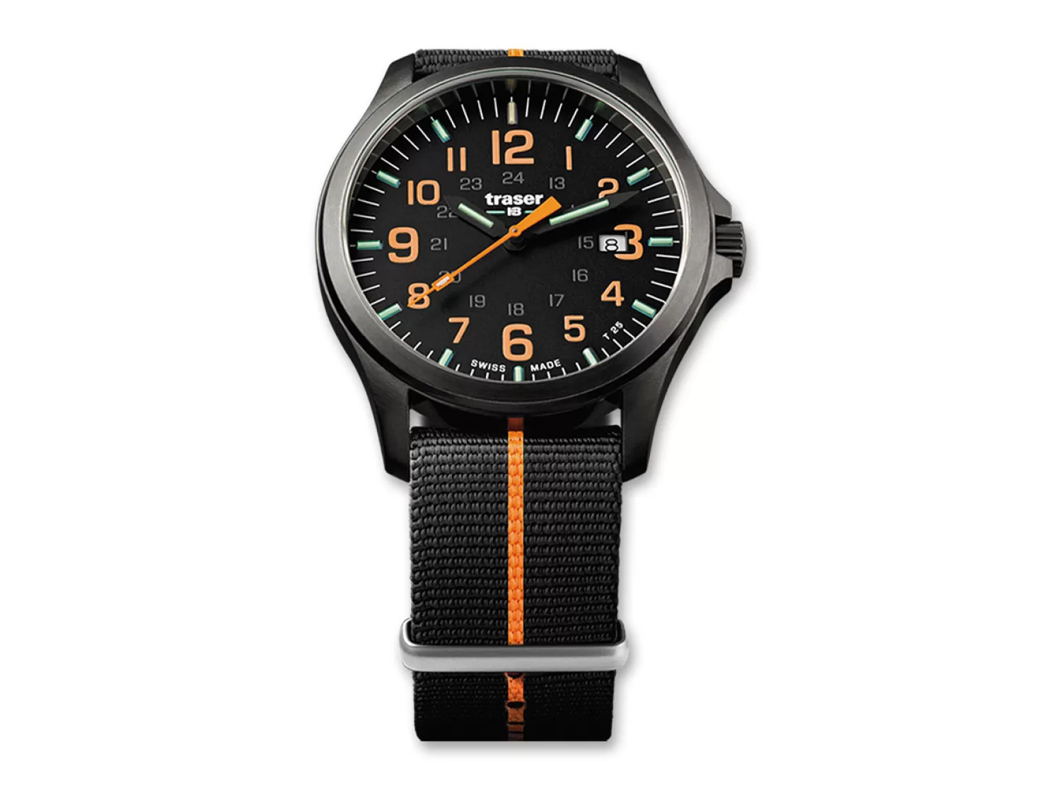 P67 Officer Pro Gunmetal & Orange Nato-Traser Shop