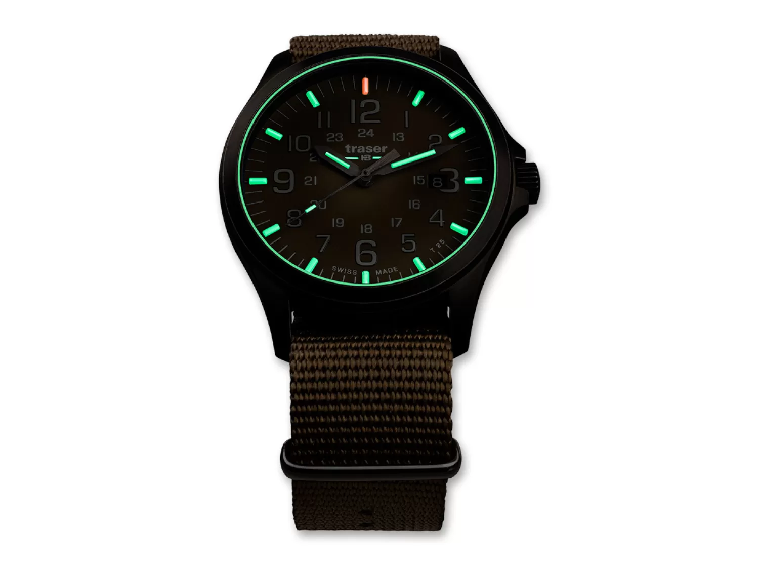 P67 Officer Pro Gunmetal Khaki Nato-Traser Discount