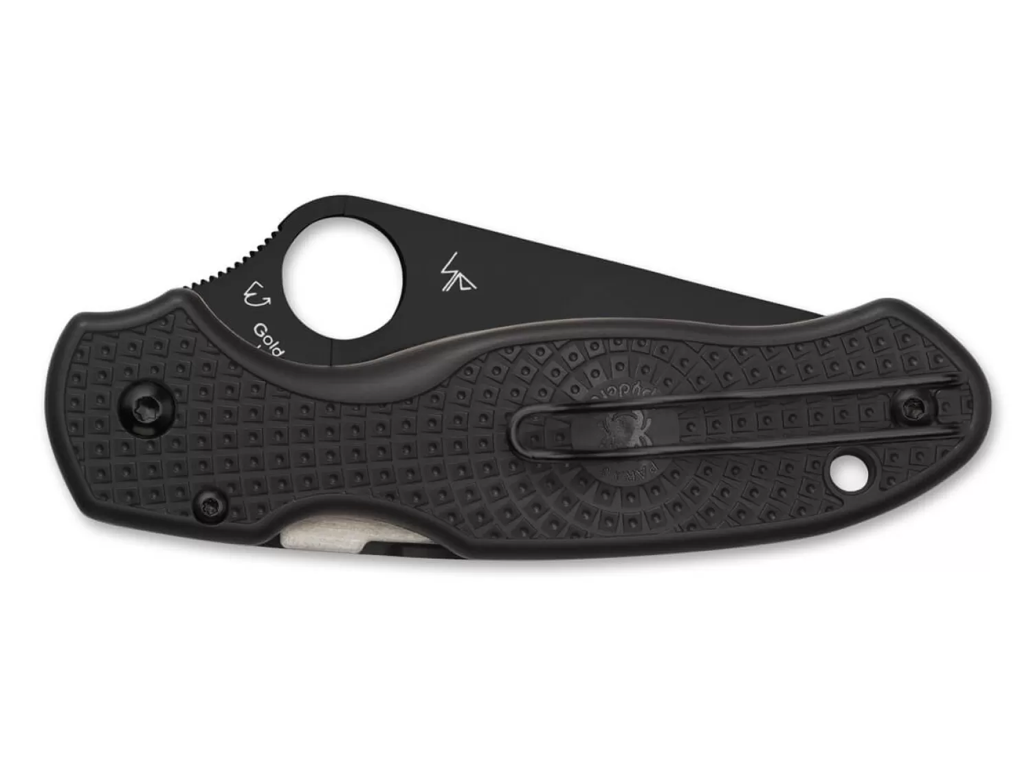 Para 3 Lightweight All Black-Spyderco Shop