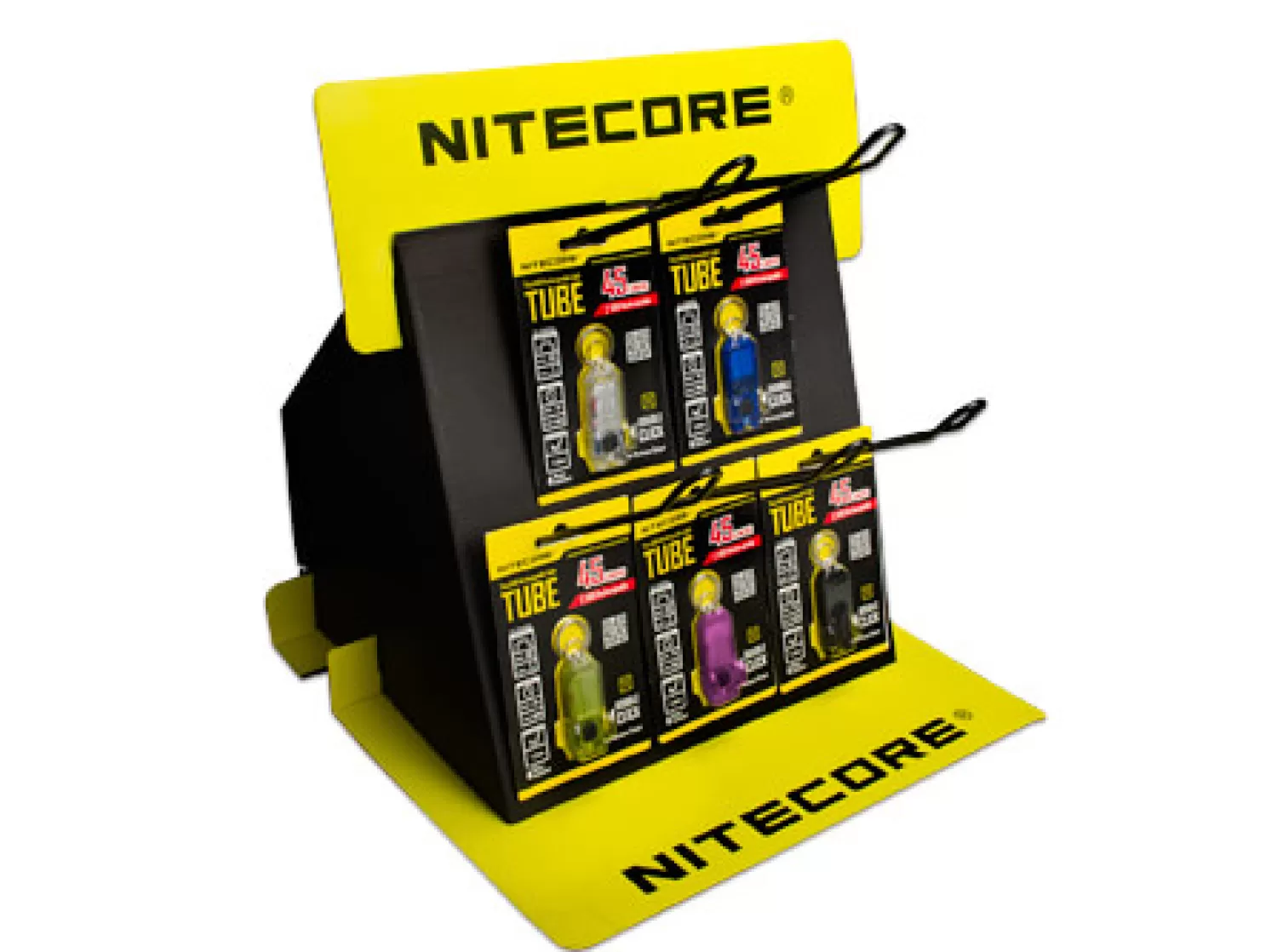 Presentation Display for Tube-Nitecore Fashion