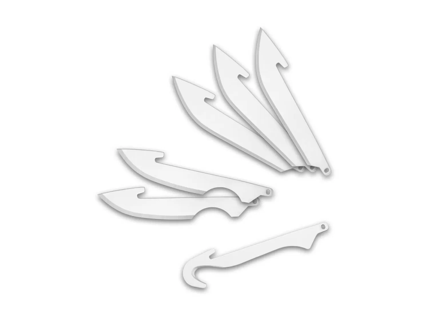 3.0" RazorSafe Combo Blade 6-Pack-Outdoor Edge Clearance