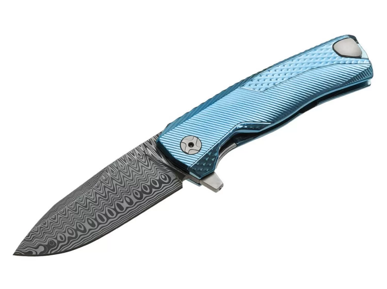 ROK Damascus Blue-LionSteel Outlet