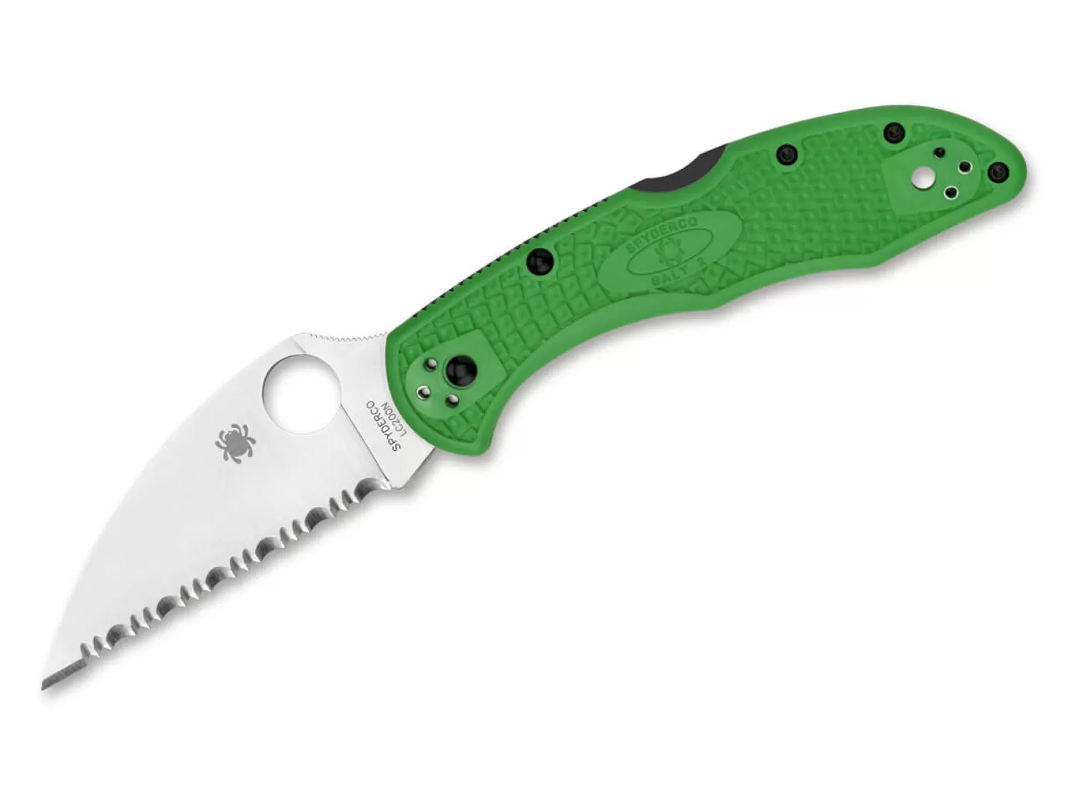 Salt 2 Wharncliffe Serrated LC200N -Spyderco Shop