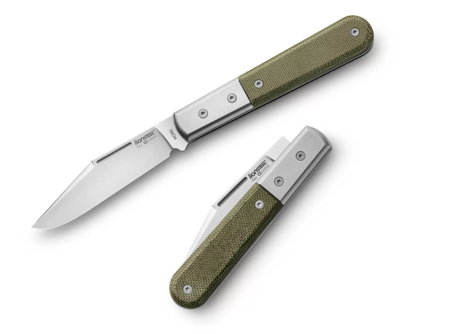 Shuffler Barlow Canvas Micarta -LionSteel Fashion