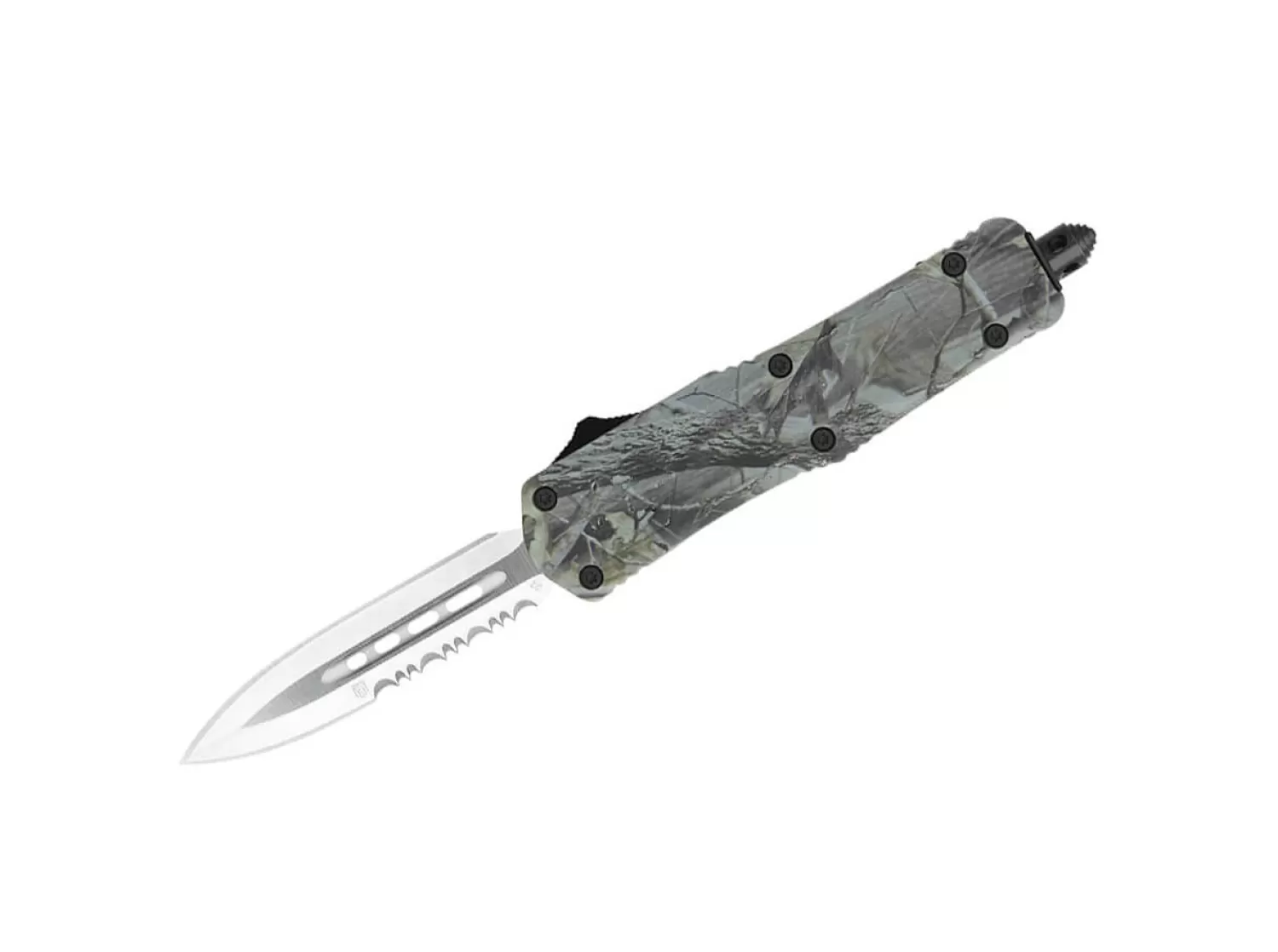 Small FS-3 Woodland Dagger 1-Side Serrated-CobraTec Best