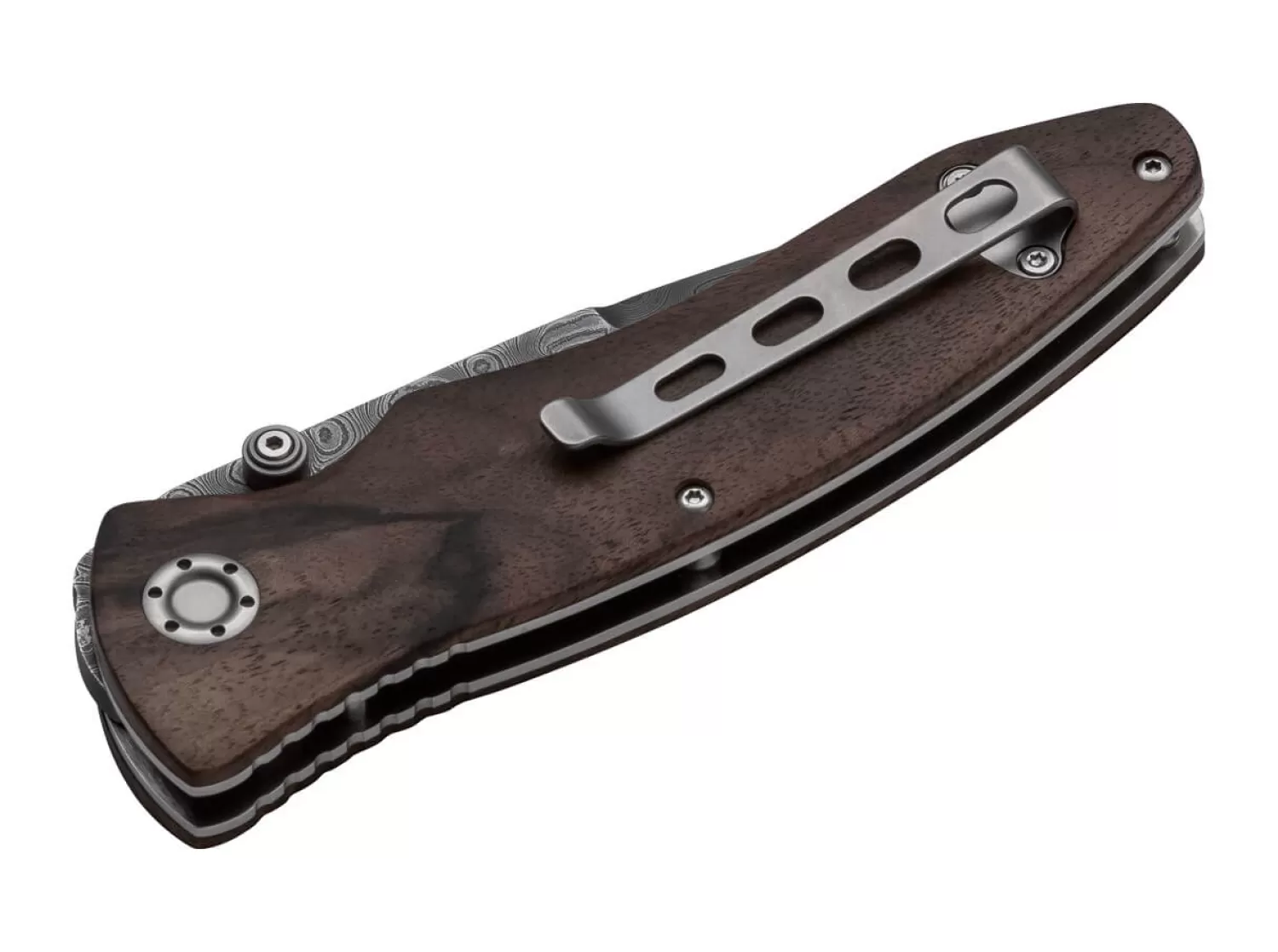 Tirpitz-Damascus Wood-Böker Manufaktur Solingen Best Sale