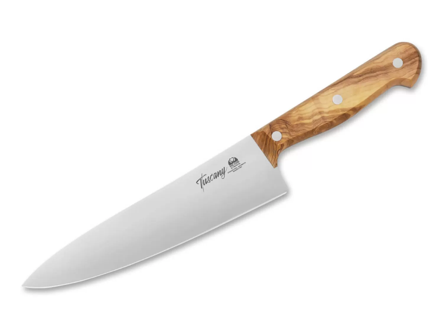 Tuscany Kitchen Knife Large Olive-Due Cigni Best