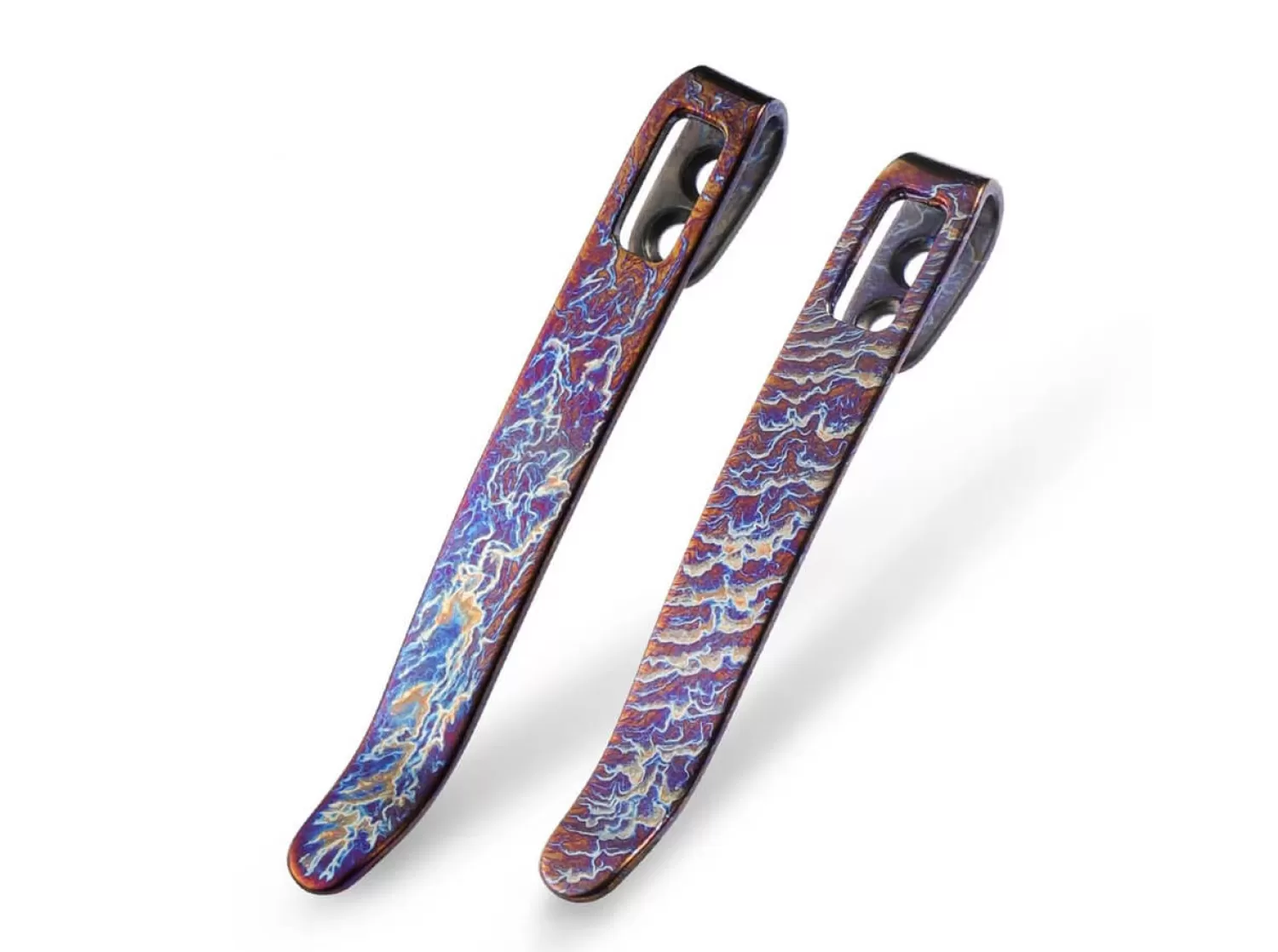 Two Flamed Titanium Clips T002A-CIVIVI Sale