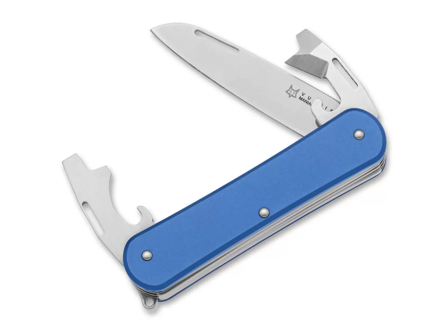 Vulpis 130-3 Aluminum Sky -Fox Knives Outlet