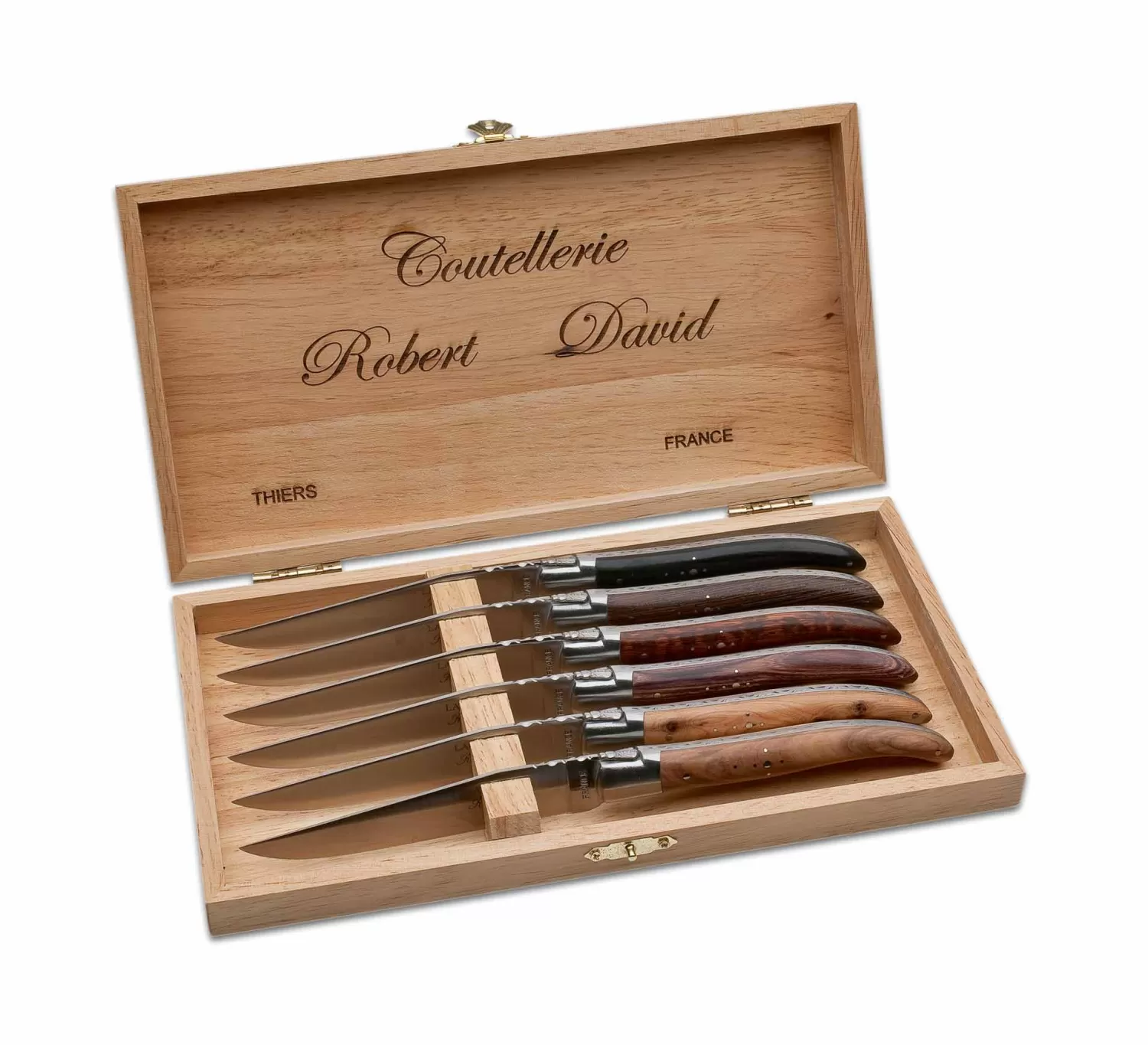 Woodvariation Steak Knife Set-Robert David Cheap