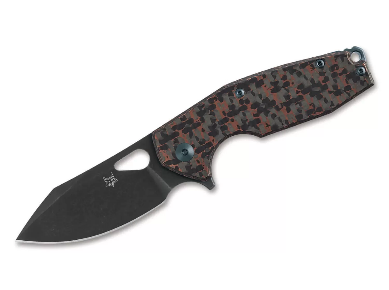 Yaru Titanium CF Snake Skin-Fox Knives Flash Sale